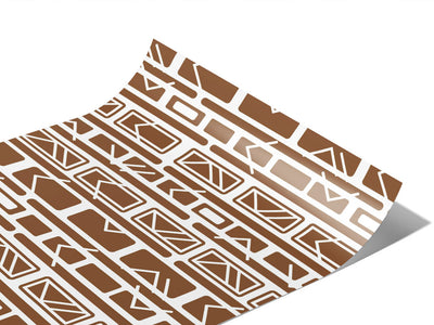 Coffee  Brick Vinyl Wraps~Rwraps Series 914 Digitally Printed Vinyl Wrap~1