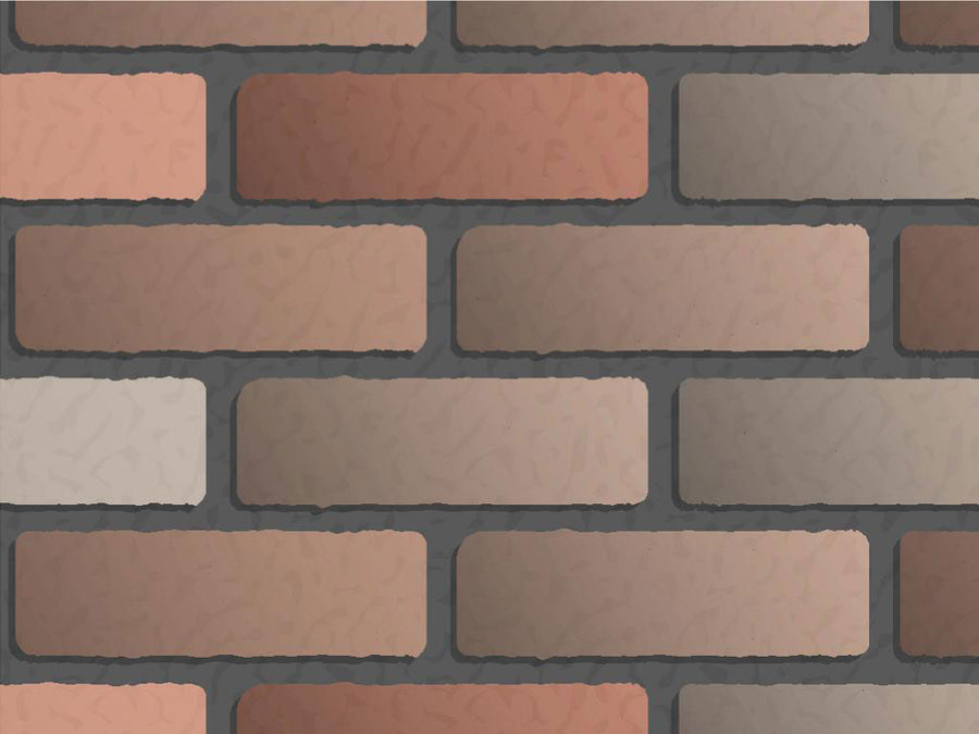 Coffee Brown Brick Vinyl Wrap Pattern~Rwraps Series 914 Digitally Printed Vinyl Wrap~0