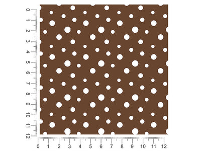 coffee brown polka dot 1ft x 1ft Craft Sheets