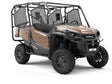 Coffee Brown Polka Dot Utility Vehicle Vinyl Wrap
