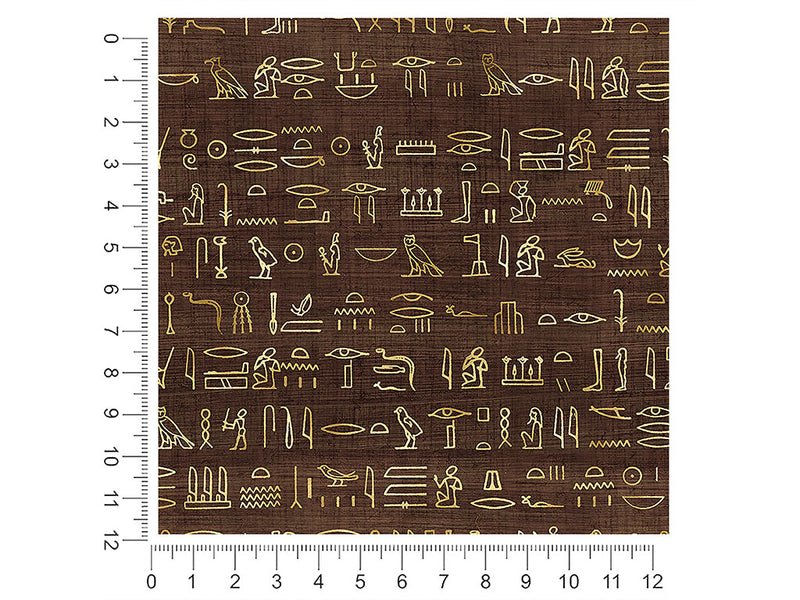 coffee hieroglyphs egyptian 1ft x 1ft Craft Sheets