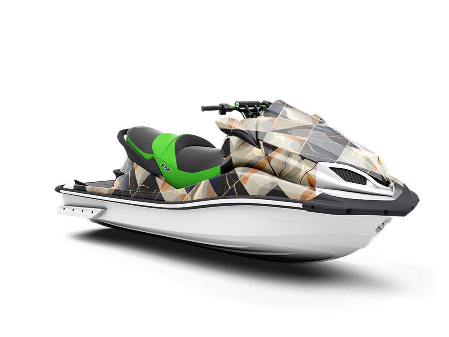 Coffee Shop Tile Jet Ski Vinyl Customized Wrap