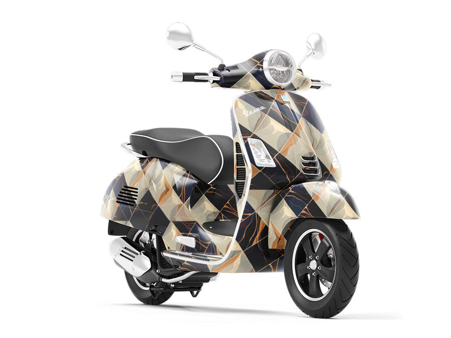 Coffee Shop Tile Vespa Scooter Wrap Film
