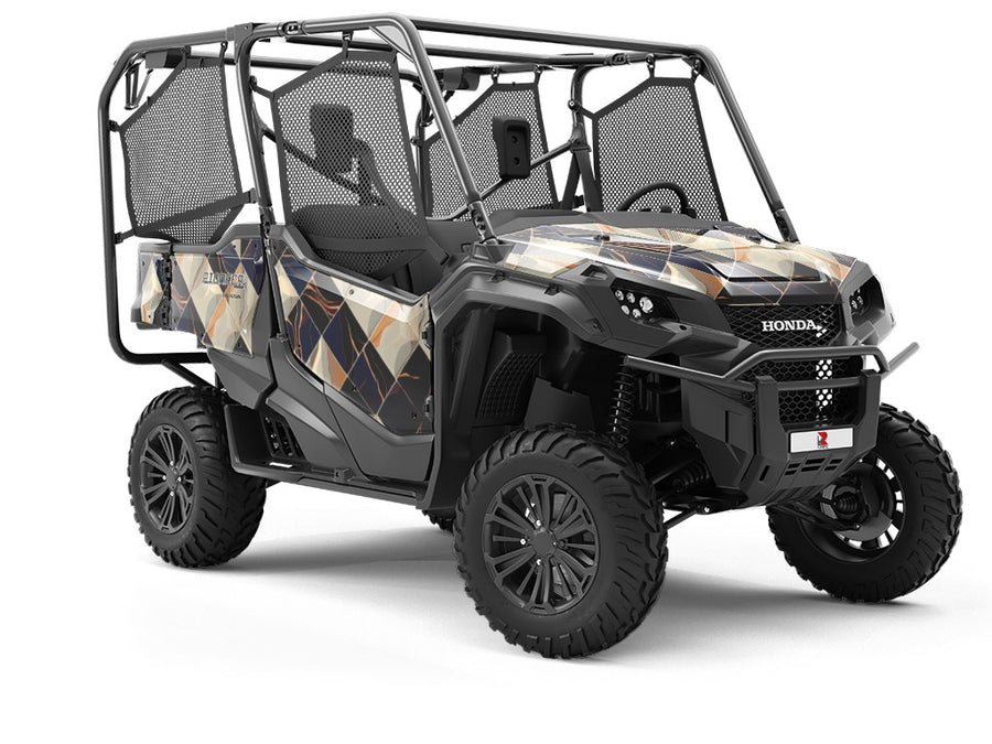 Coffee Shop Tile Utility Vehicle Vinyl Wrap