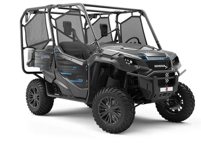 Cold Cobalt  Technology Utility Vehicle Vinyl Wrap