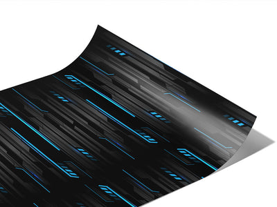 Cold Cobalt  Technology Vinyl Wraps~Rwraps Series 914 Digitally Printed Vinyl Wrap~1