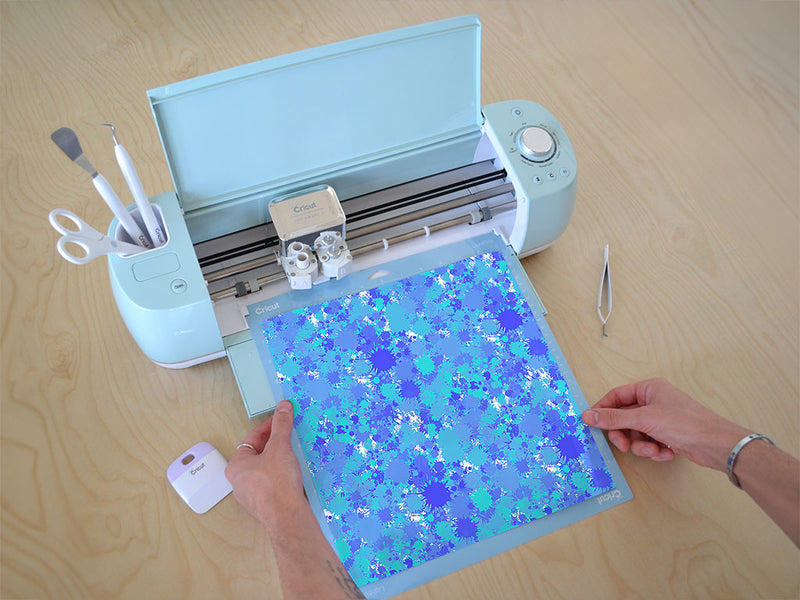 cold feet paint splatter Cricut Compatible Vinyl