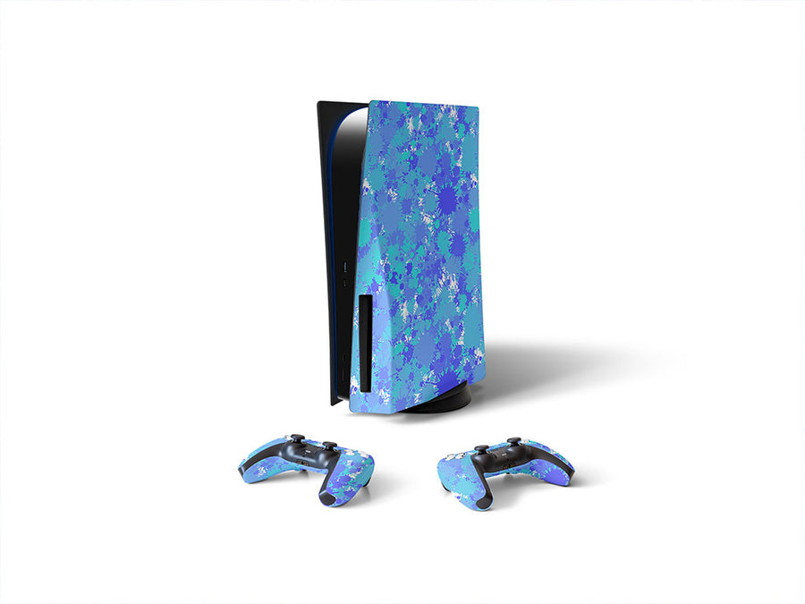 cold feet paint splatter Sony PS5 DIY Skin
