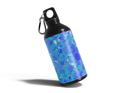 cold feet paint splatter Water Bottle DIY Stickers