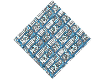 Cold Home Cityscape Vinyl Wrap Pattern