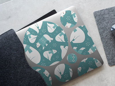 cold season animal DIY Laptop Stickers