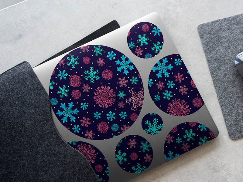 cold song snowflake DIY Laptop Stickers