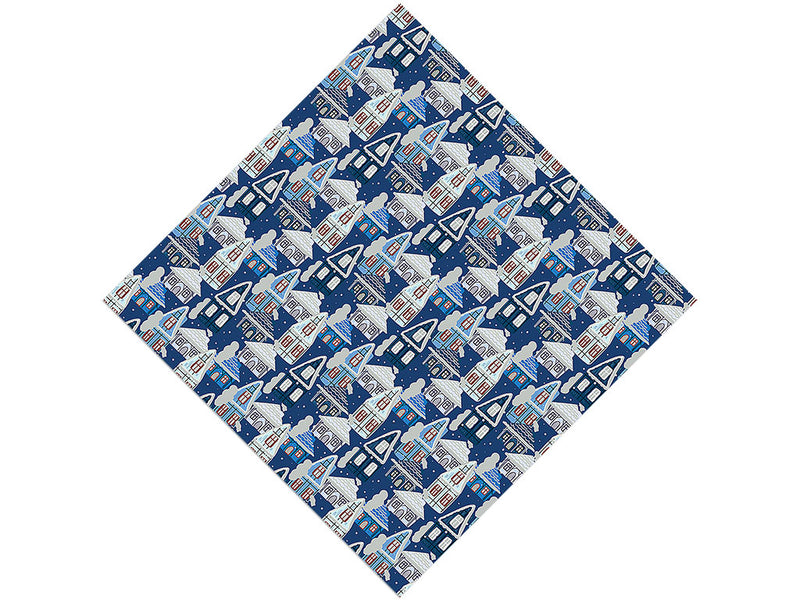 Cold Winter Cityscape Vinyl Wrap Pattern