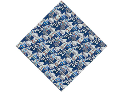 Cold Winter Cityscape Vinyl Wrap Pattern