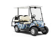 Cold Winter Cityscape Wrapped Golf Cart