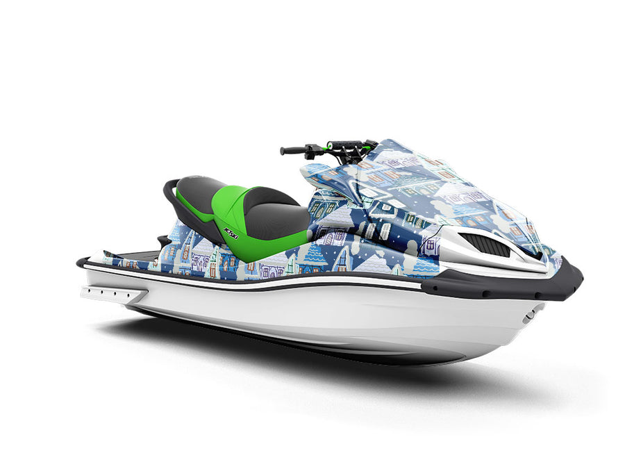 Cold Winter Cityscape Jet Ski Vinyl Customized Wrap