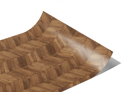 Colonial Stain Wooden Parquet Vinyl Wraps~Rwraps Series 914 Digitally Printed Vinyl Wrap~1
