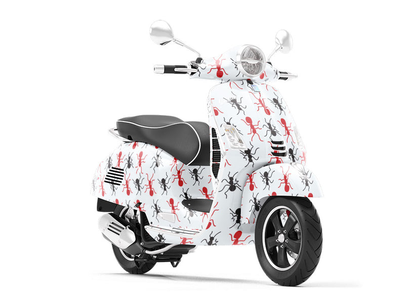 Colony Aces Bug Vespa Scooter Wrap Film
