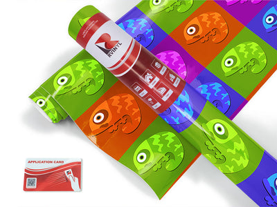color block animal Craft Vinyl Roll