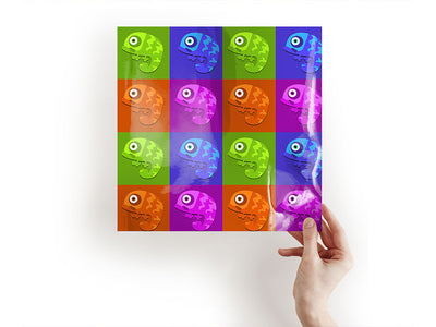 color block animal Craft Sheets