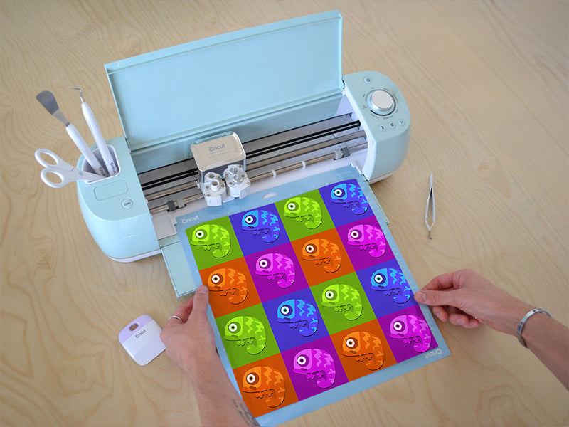 color block animal Cricut Compatible Vinyl