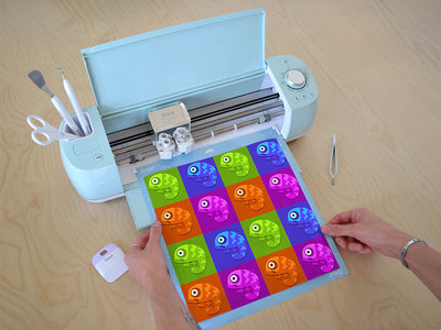 color block animal Cricut Compatible Vinyl
