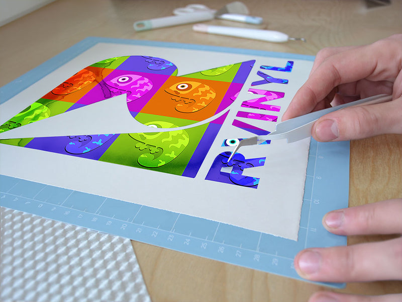 color block animal Easy Weed Craft Vinyl