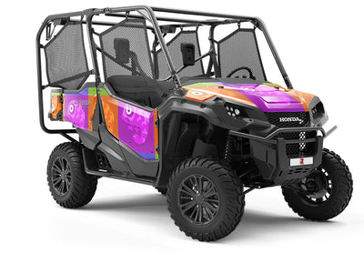 Color Block Reptile Utility Vehicle Vinyl Wrap