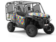 Color Test Graffiti Utility Vehicle Vinyl Wrap