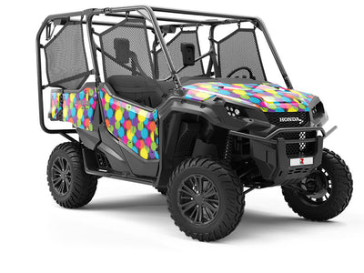 Color Test Graffiti Utility Vehicle Vinyl Wrap