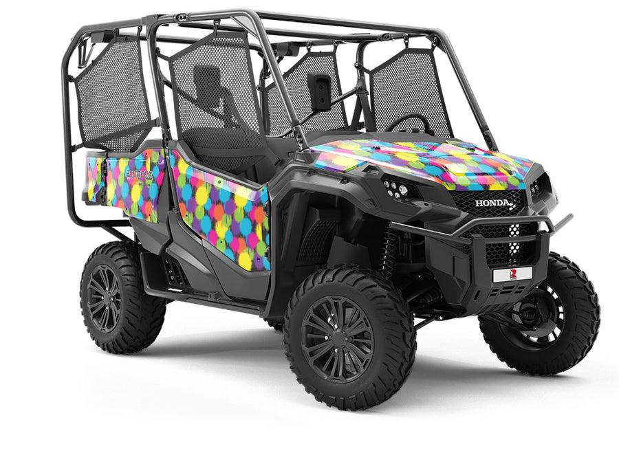 Color Test Graffiti Utility Vehicle Vinyl Wrap