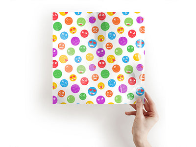 colored crazy emoji Craft Sheets