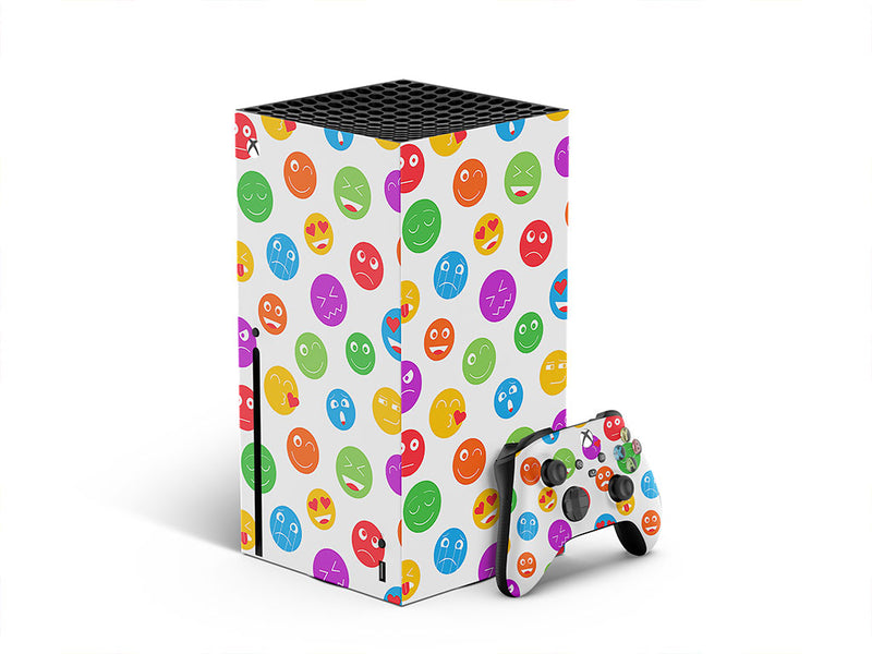 colored crazy emoji XBOX DIY Decal