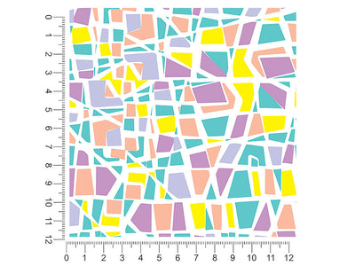 colorful catchall mosaic 1ft x 1ft Craft Sheets