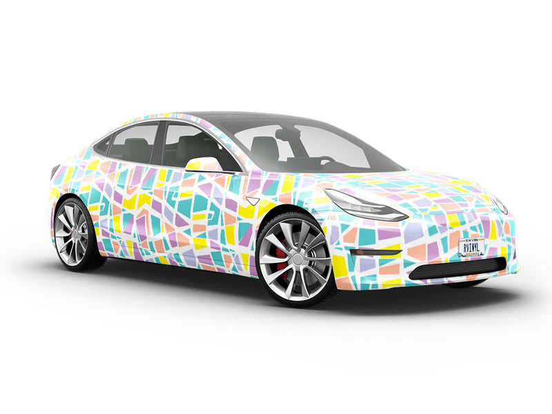 Colorful Catchall Mosaic Vehicle Vinyl Wrap