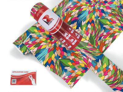 colorful chloris floral Craft Vinyl Roll