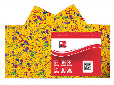 colorful classroom paint splatter Craft Vinyl Sheet Pack