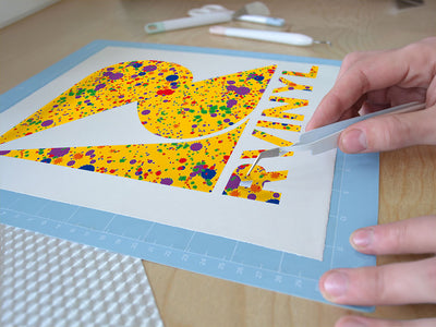 colorful classroom paint splatter Easy Weed Craft Vinyl