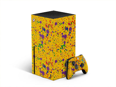 colorful classroom paint splatter XBOX DIY Decal