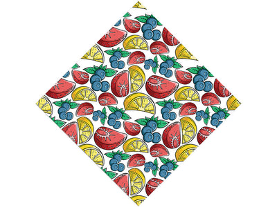 Colorful Compote Fruit Vinyl Wrap Pattern