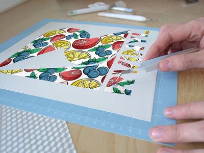 colorful compote fruit Easy Weed Craft Vinyl