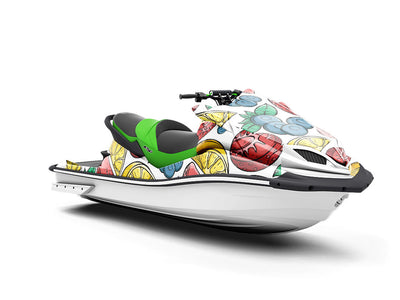 Colorful Compote Fruit Jet Ski Vinyl Customized Wrap