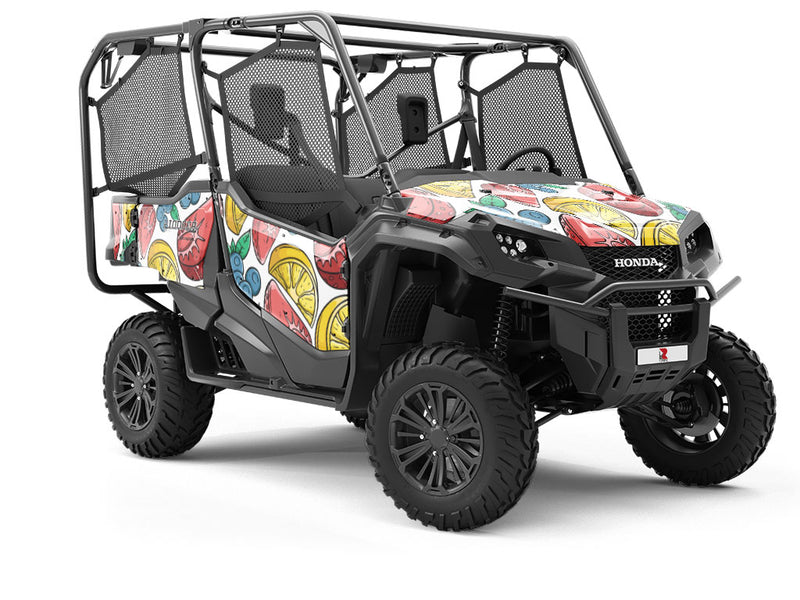 Colorful Compote Fruit Utility Vehicle Vinyl Wrap
