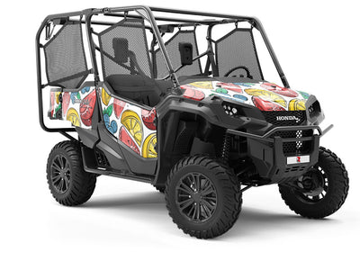 Colorful Compote Fruit Utility Vehicle Vinyl Wrap
