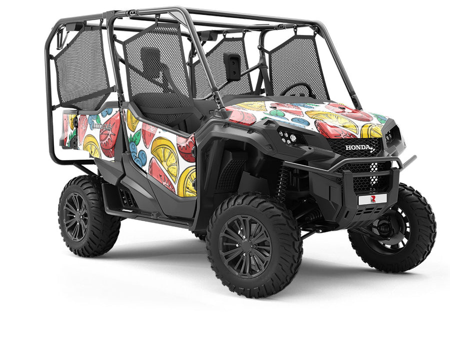 Colorful Compote Fruit Utility Vehicle Vinyl Wrap