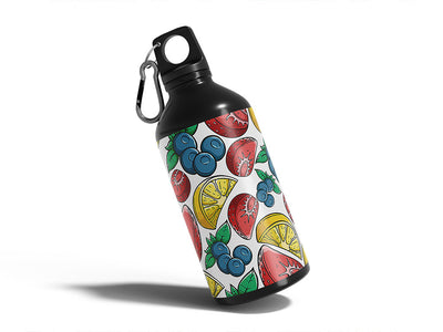 colorful compote fruit Water Bottle DIY Stickers