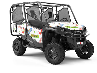 Colorful Crawlers Bug Utility Vehicle Vinyl Wrap
