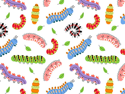 Colorful Crawlers Bug Vinyl Wrap Pattern~Rwraps Series 914 Digitally Printed Vinyl Wrap~0