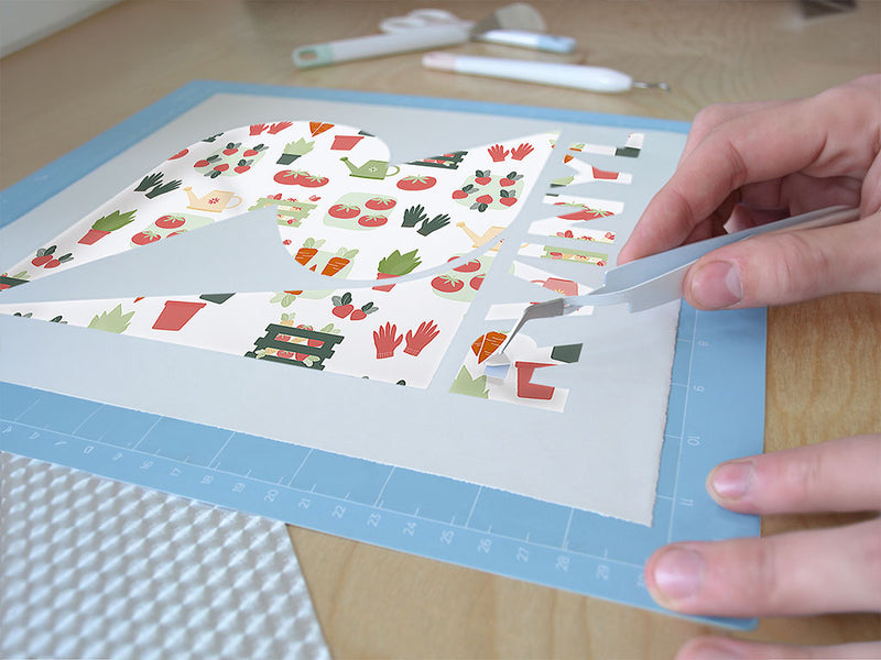 colorful crop gardening Easy Weed Craft Vinyl