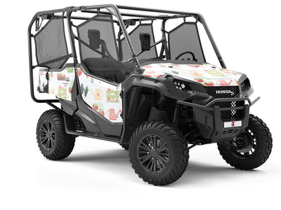 Colorful Crop Gardening Utility Vehicle Vinyl Wrap